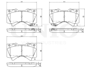 Front brake pads photo