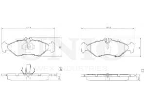 Rear brake pads photo