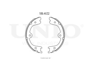 Rear brake shoes photo