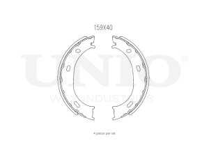 Rear brake shoes photo