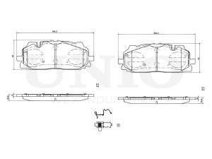 Front brake pads photo