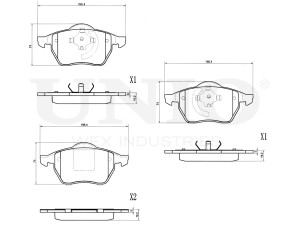 Front brake pads photo