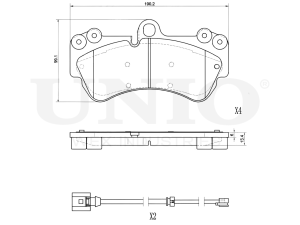 Front brake pads photo