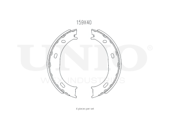 картинка Колодки тормозные бараб. задние от UNIO