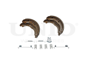 picture of Rear brake shoes with installation kit from UNIO