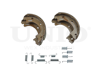 picture of Rear brake shoes with installation kit from UNIO