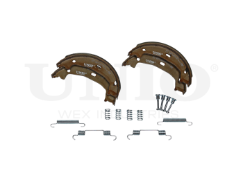 picture of Rear brake shoes with installation kit from UNIO
