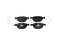 Front brake pads with sensor thumb