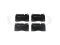 Front brake pads with sensor thumb