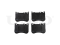 Front brake pads with sensor thumb