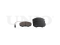 Front brake pads with sensor thumb