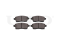 Rear brake pads thumb