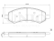 Front brake pads thumb