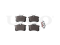 Rear brake pads with screws thumb