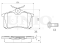 Rear brake pads with screws thumb