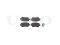 Front brake pads with screws thumb
