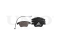 Front brake pads with sensor thumb