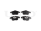 Front brake pads with sensor thumb