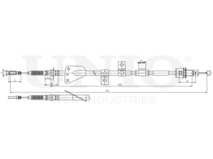 Right parking brake cable photo