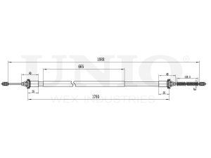 Parking brake cable photo