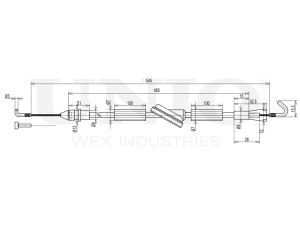 Трос замка двери photo