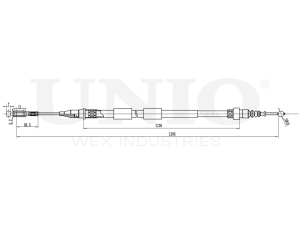 Parking brake cable photo
