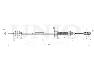 Throttle cable photo