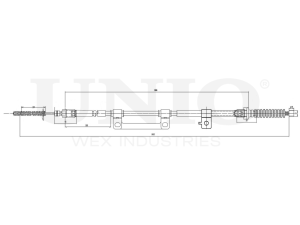 Right parking brake cable photo