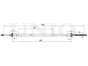 Parking brake cable photo