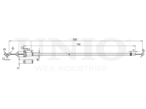 Трос замка капота photo