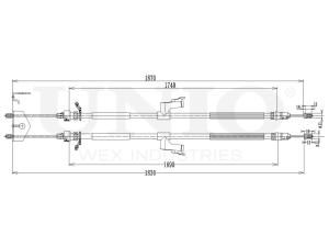 Parking brake cable photo