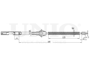 Parking brake cable photo
