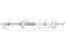 Rear parking brake cable thumb