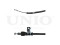Right parking brake cable thumb