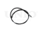 Parking brake cable thumb