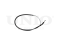 Rear parking brake cable thumb