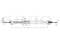 Rear parking brake cable thumb