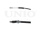 Rear parking brake cable thumb