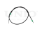 Parking brake cable thumb