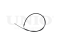 Rear parking brake cable thumb