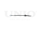 Rear parking brake cable thumb