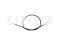 Rear parking brake cable thumb