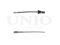 Parking brake cable thumb