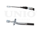 Rear parking brake cable thumb