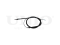 Rear parking brake cable thumb