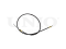 Rear parking brake cable thumb