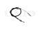 Front parking brake cable thumb