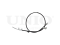 Left rear parking brake cable thumb