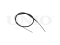 Rear parking brake cable thumb