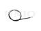 Rear parking brake cable thumb